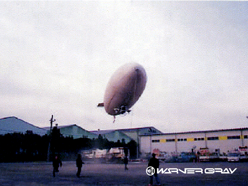 飛行船空撮