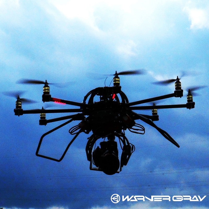 大型ドローン空撮