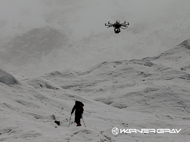 大型ドローン空撮 エベレスト
