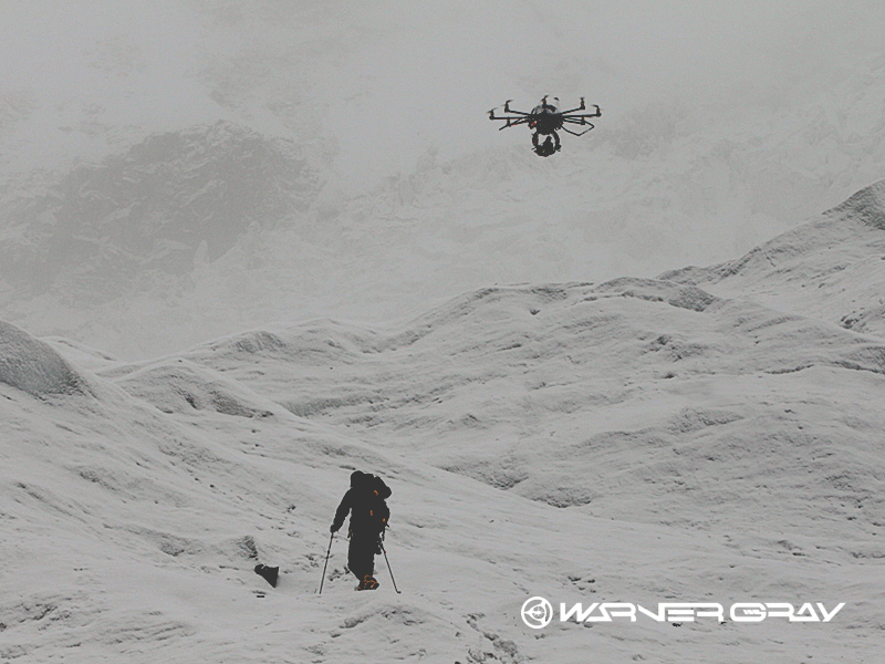 大型ドローン空撮 エベレスト