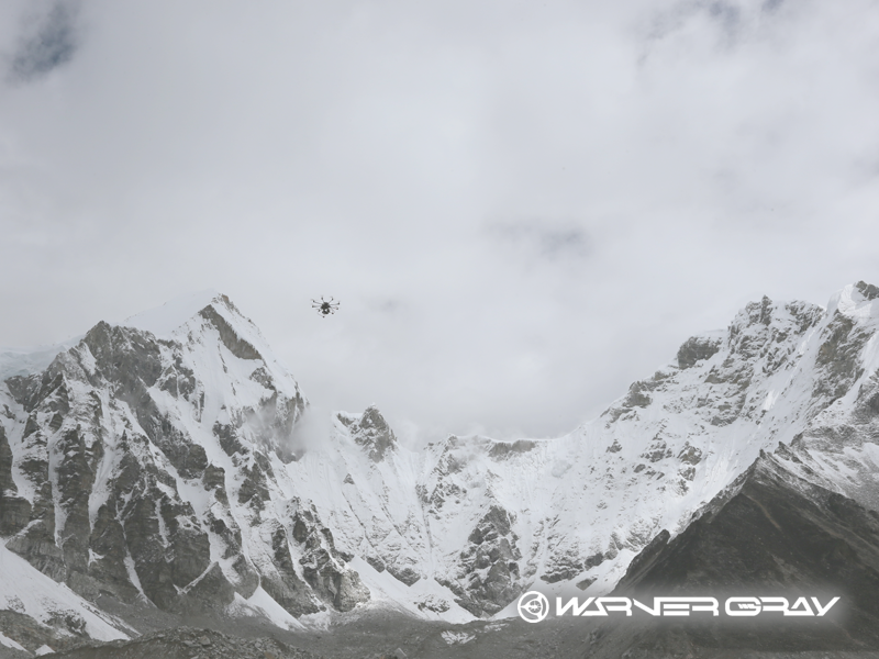 大型ドローン空撮 エベレスト