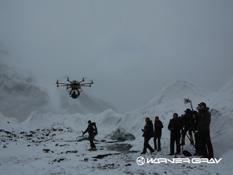 大型ドローン空撮 エベレスト