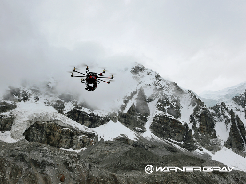 大型ドローン空撮 エベレスト