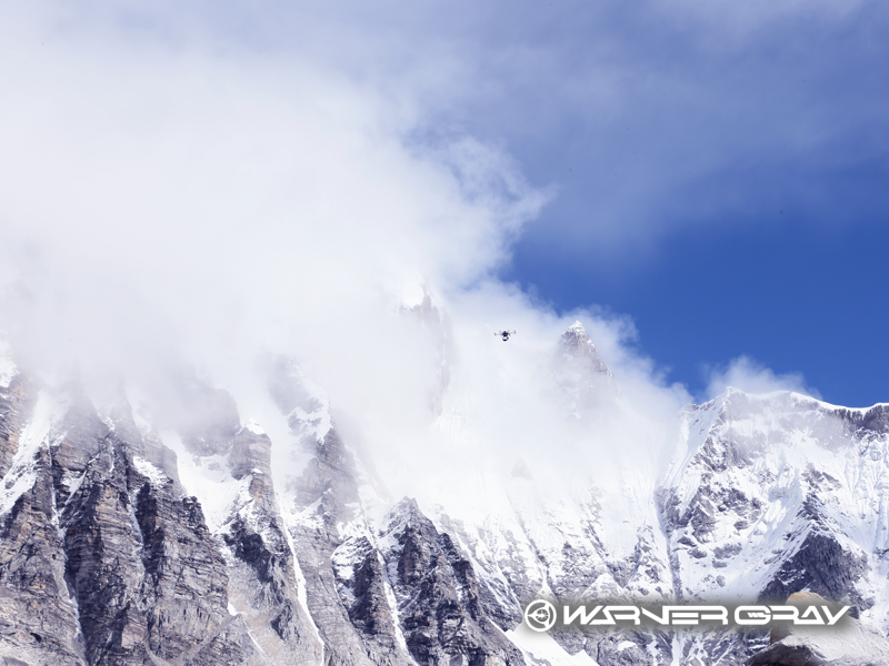 大型ドローン空撮 エベレスト