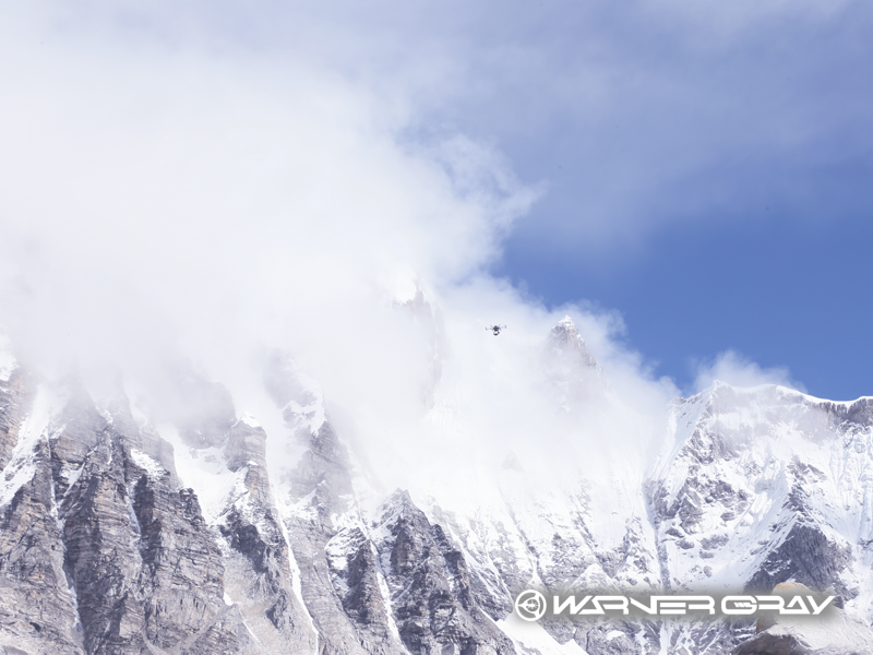 大型ドローン空撮 エベレスト
