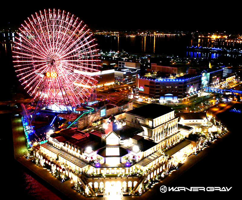 夜間空撮